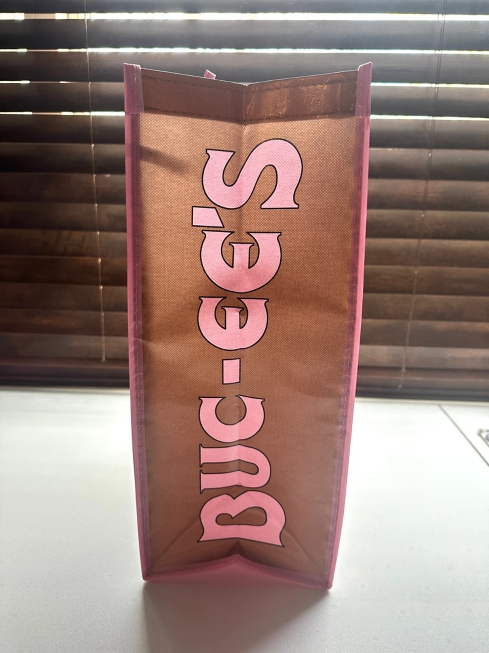 NWT Buc-ee's Pink Leopard Print Reusable Tote Bag - Picture 3 of 5